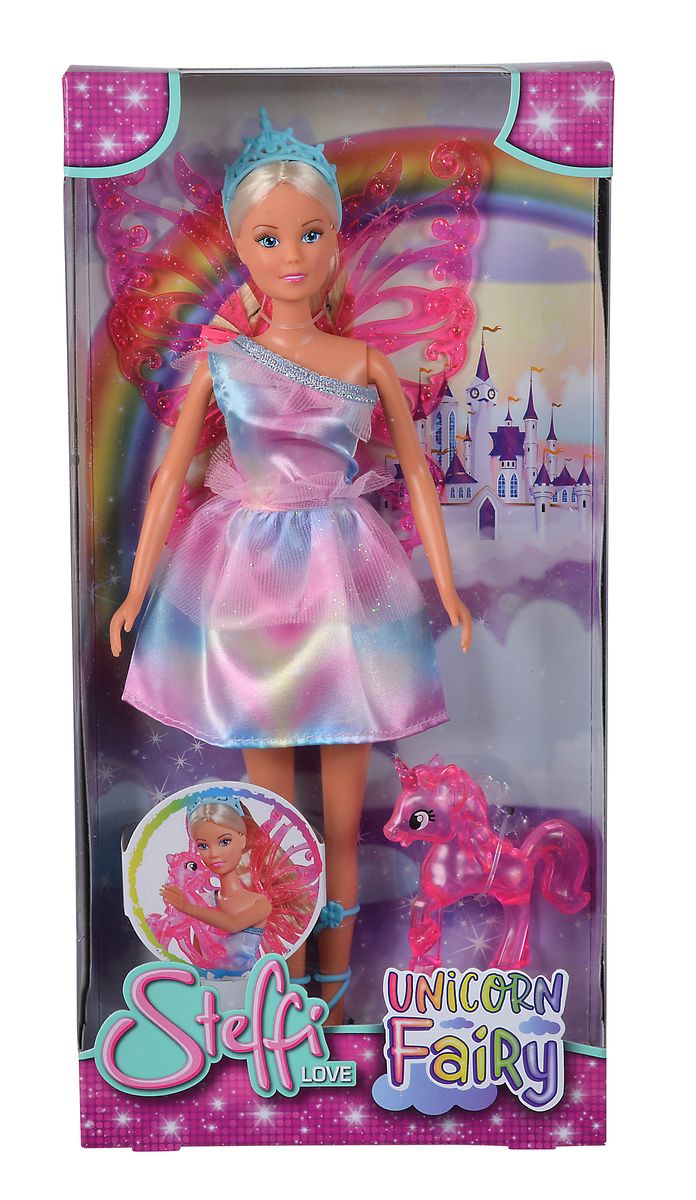 Simba - Steffi Love Fairy Dressing Doll With Unicorn - 29 cm