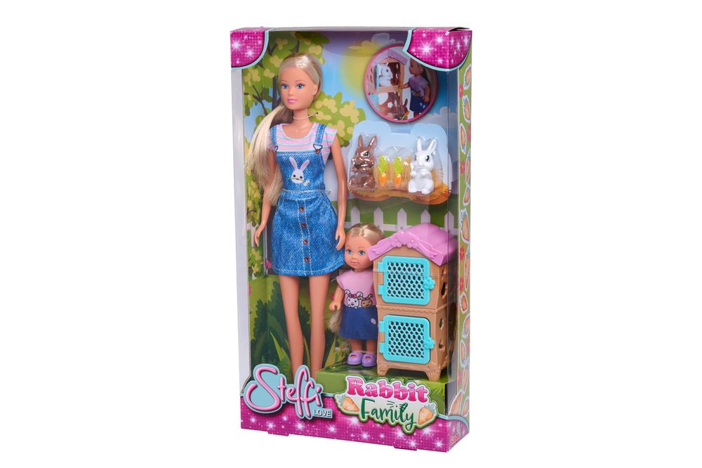 سيمبا - دمية ستيفي لوف - عائلة الأرانب - 29 سم