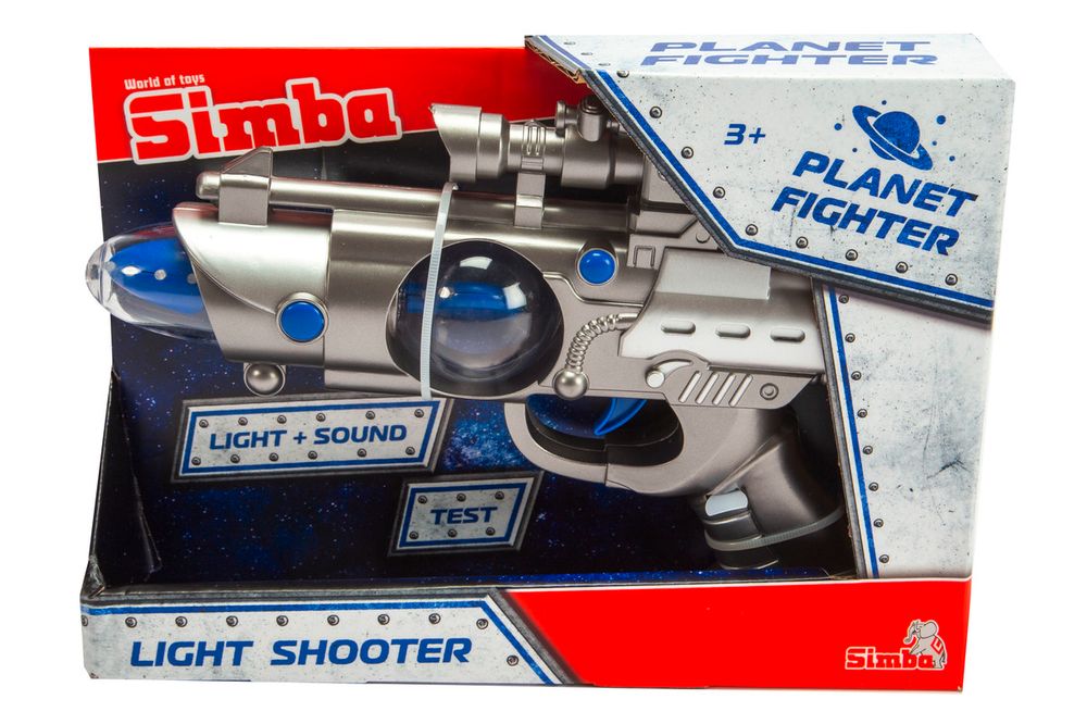 Simba - Planet Fighter Light Shooter Gun - Style May Vary