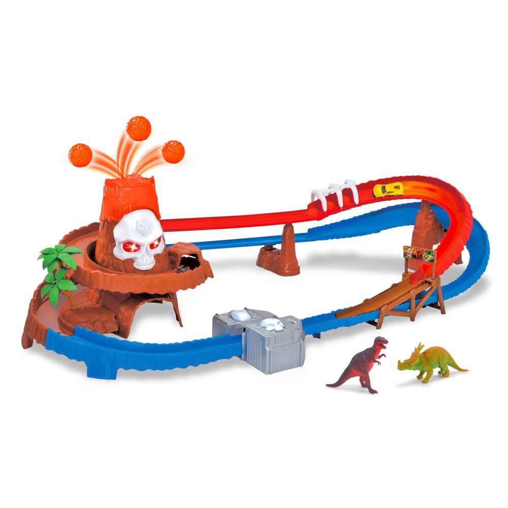 Dickie - Skull Volcano Track Playset