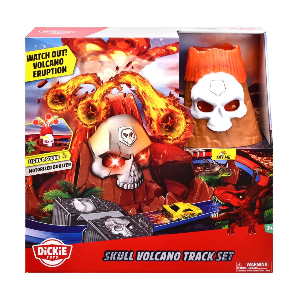Dickie - Skull Volcano Track Playset