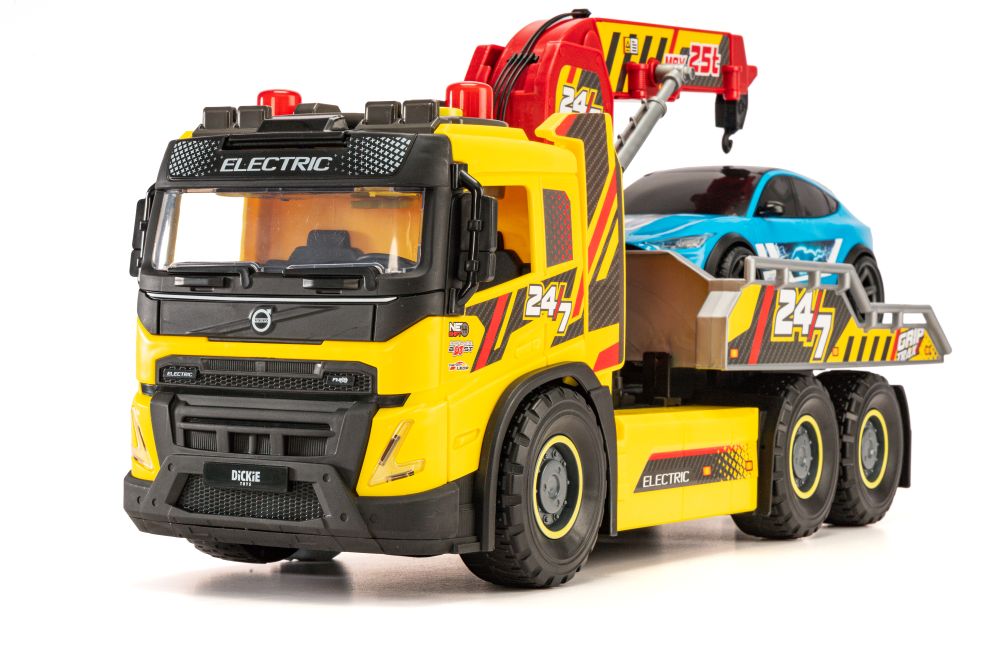 Dickie - Volvo Giant Tow Truck With Ford Car Playset - Multicolor - 2 Pcs