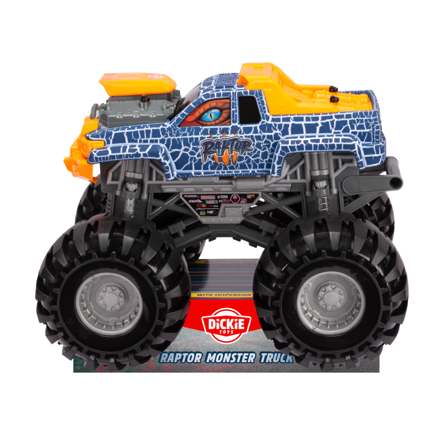 Dickie - Raptor Monster Truck Toy Car - Multicolor
