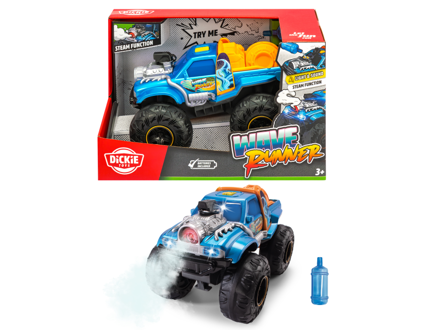 Dickie - Wave Runner Monster Truck Car Toy - MultiColor