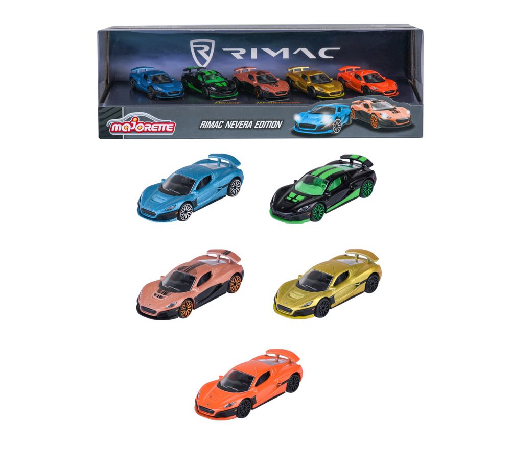 Majorette - Rimac Nevera Car Set - Pack of 5