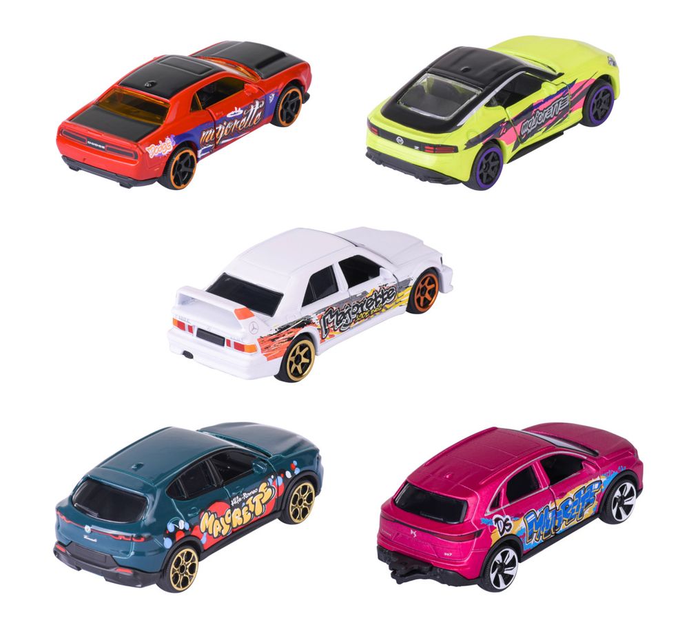 Majorette - Limited Edition Graffiti Car Set - Pack of 5