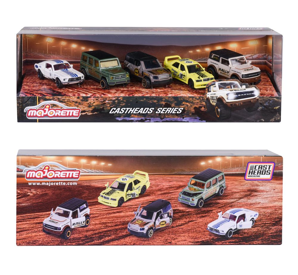 Majorette - Castheads Series Die-Cast Vehicle Set - 5 Pcs