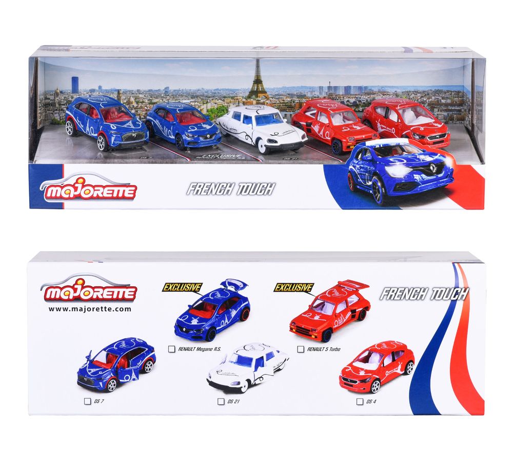 Majorette - French Touch Die-Cast Vehicle Set - 5 Pcs