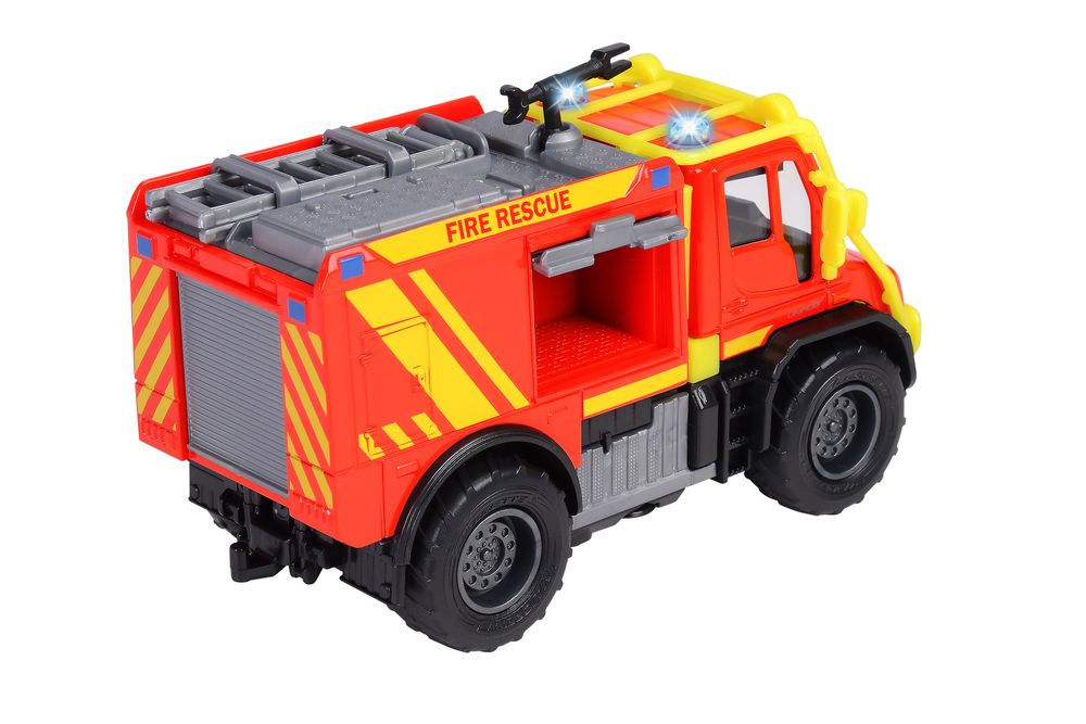 Majorette - Mercedes-Benz Unimog U530 Fire Truck