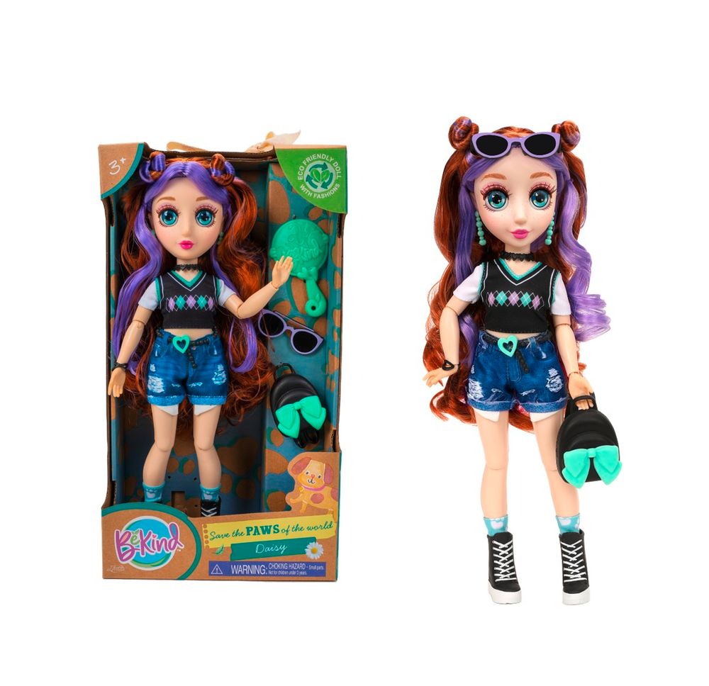 جادا تويز - دمية أزياء بي كايند ديزي مع إكسسوارات - 4 قطع - 30 سم