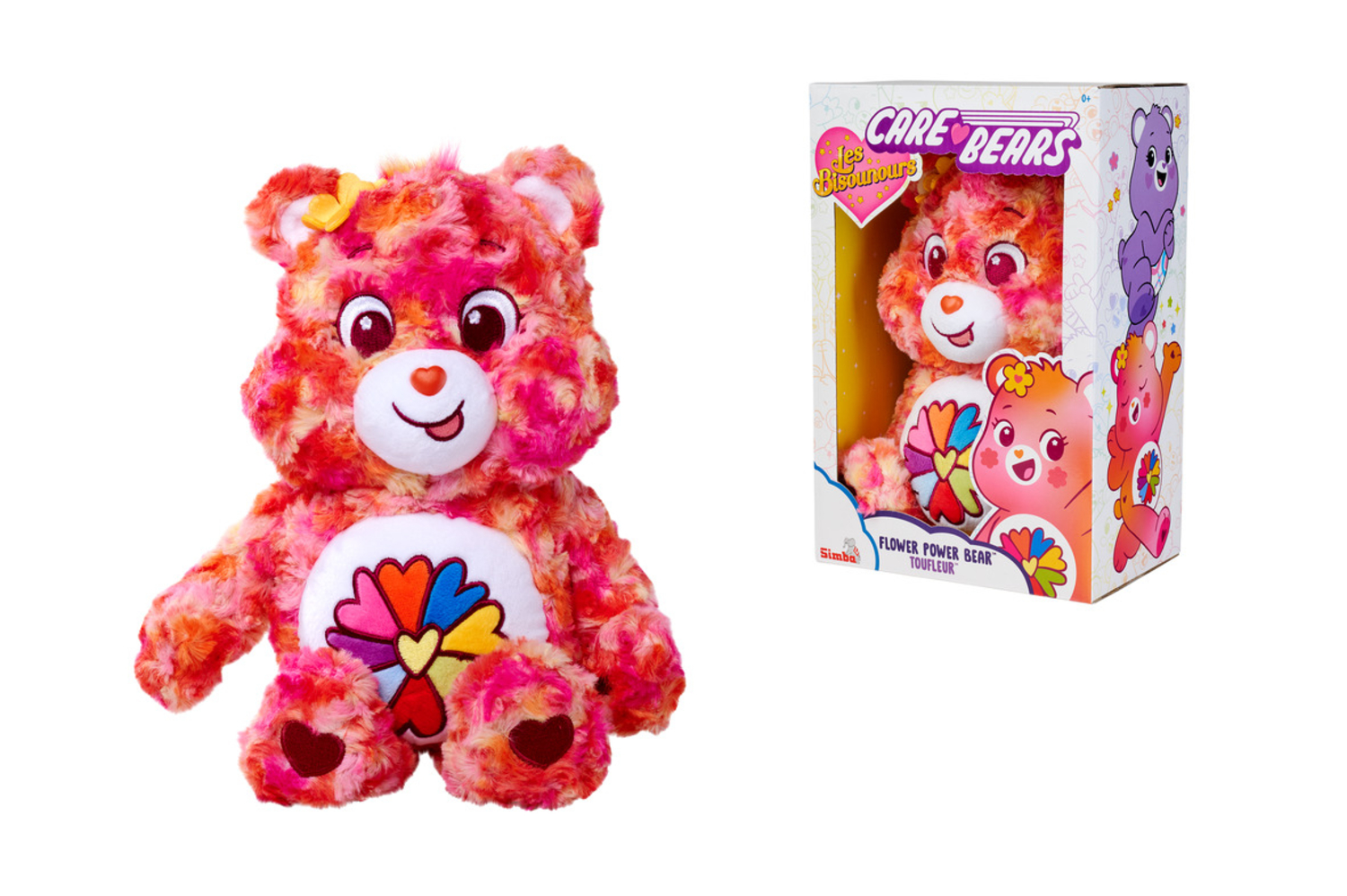 Nicotoy - Care Bears Flower Power Bear Plush Toy - 35 cm