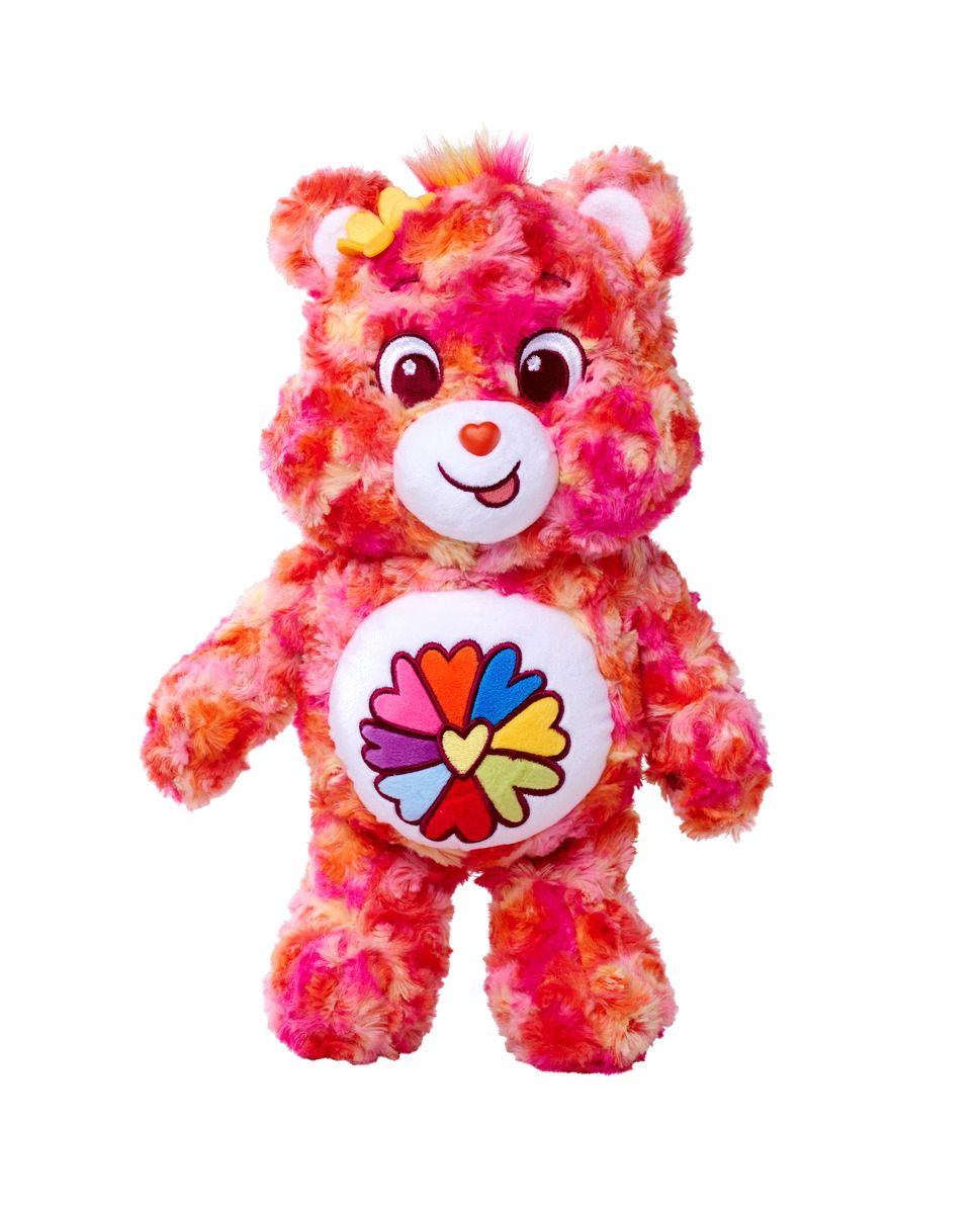 Nicotoy - Care Bears Flower Power Bear Plush Toy - Multicolor - 35 cm