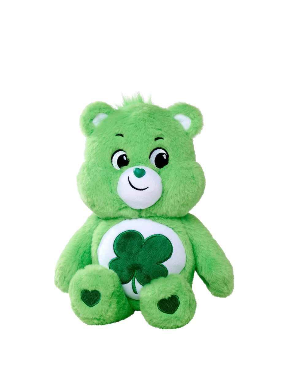 Nicotoy - Care Bears Good Luck Bear Plush Toy - Green - 35 cm