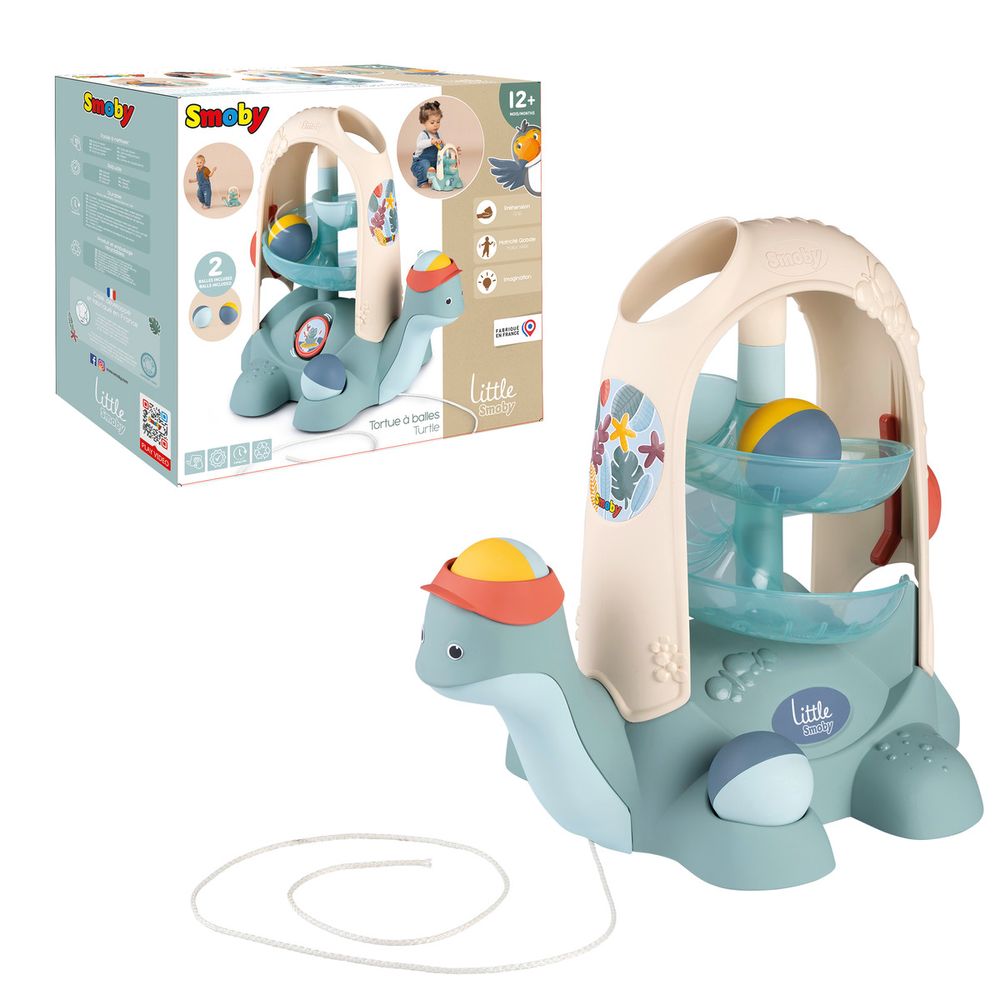 سموبي - سلحفاة صغيرة مع مجرى كرات