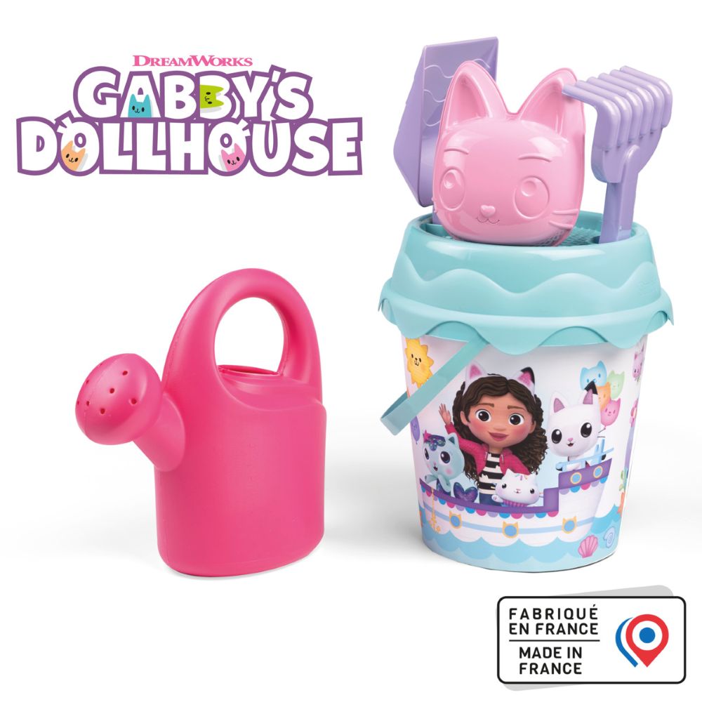 سموبي - مجموعة لعب دلو الشاطئ - بيت الدمى غابي - متعدد الألوان - 5 قطع