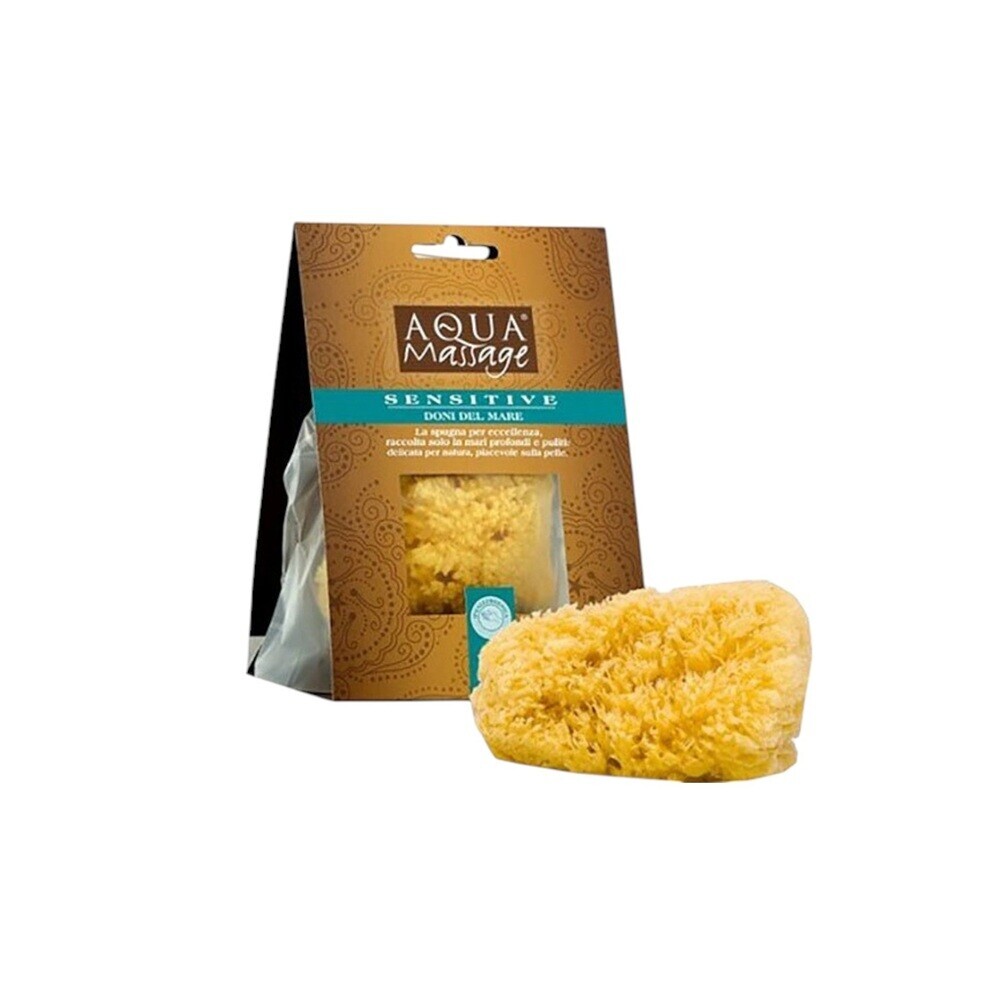 Aqua Massage - Doni Del Mare Sensitive Natural Bath Sponge - Yellow