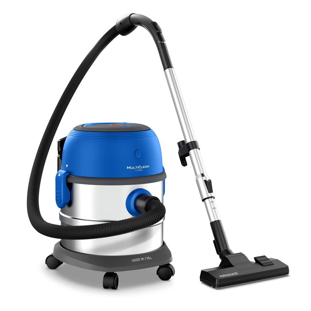 Bissell 4113 Multiclean Turbo Drum Vacuum Cleaner - Grey/Mambo Blue - 15L