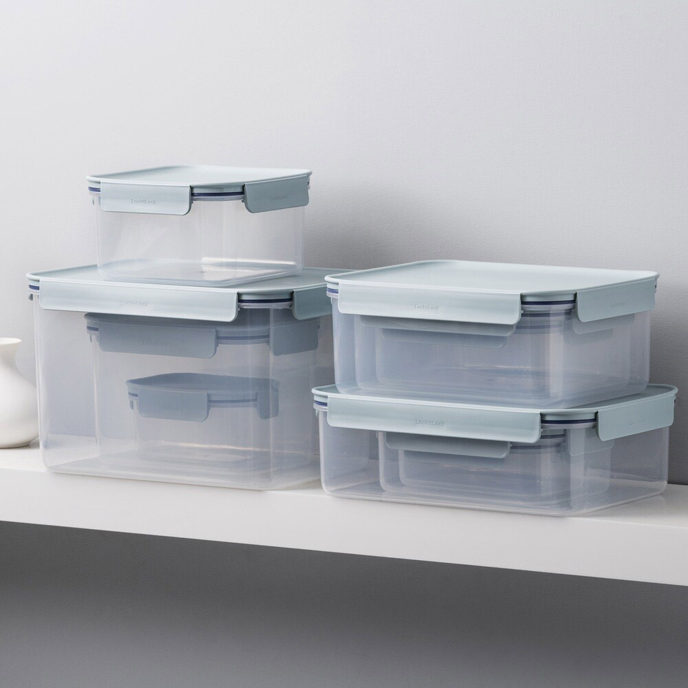لوك&لوك – حافظة طعام مربعة كلاسيك بلس – 860 مل