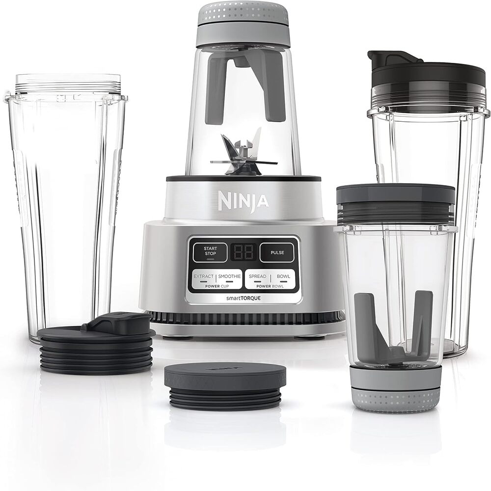 نينجا - خلاط فودي باور نيوتري 2 في 1 - فضي