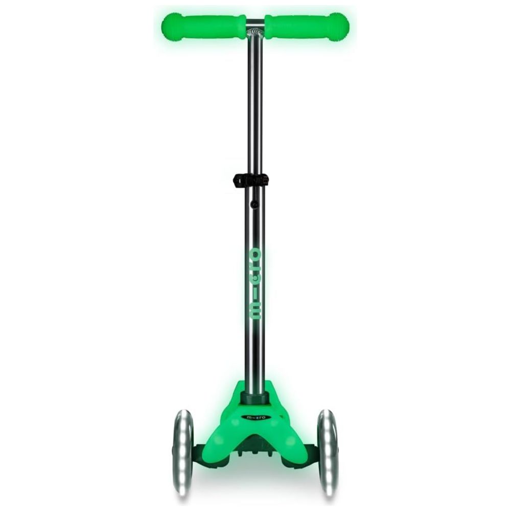 Micro Mini Deluxe Glow LED Manual Scooter