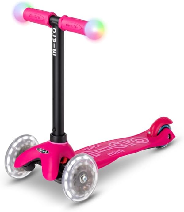 مايكرو - سكوتر ميني تو غرو ديلوكس ماجيك بإضاءة LED - وردي