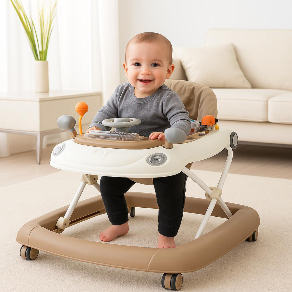 Myts Sit-To-Stand Baby Walker With Music, Lights And Switch - Color May Vary - 1 Pc
