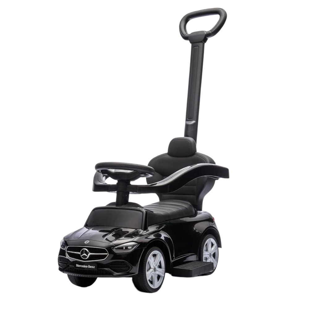 مايتس - سيارة دفع للأطفال مرخصة من مرسيدس بنز الفئة C مع مقبض