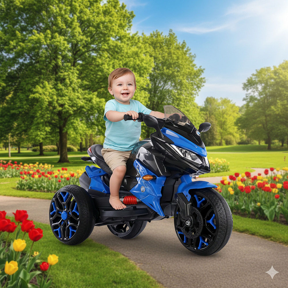 Myts - Kids Electric Ride-On Superbike With Music And LED - 12 V