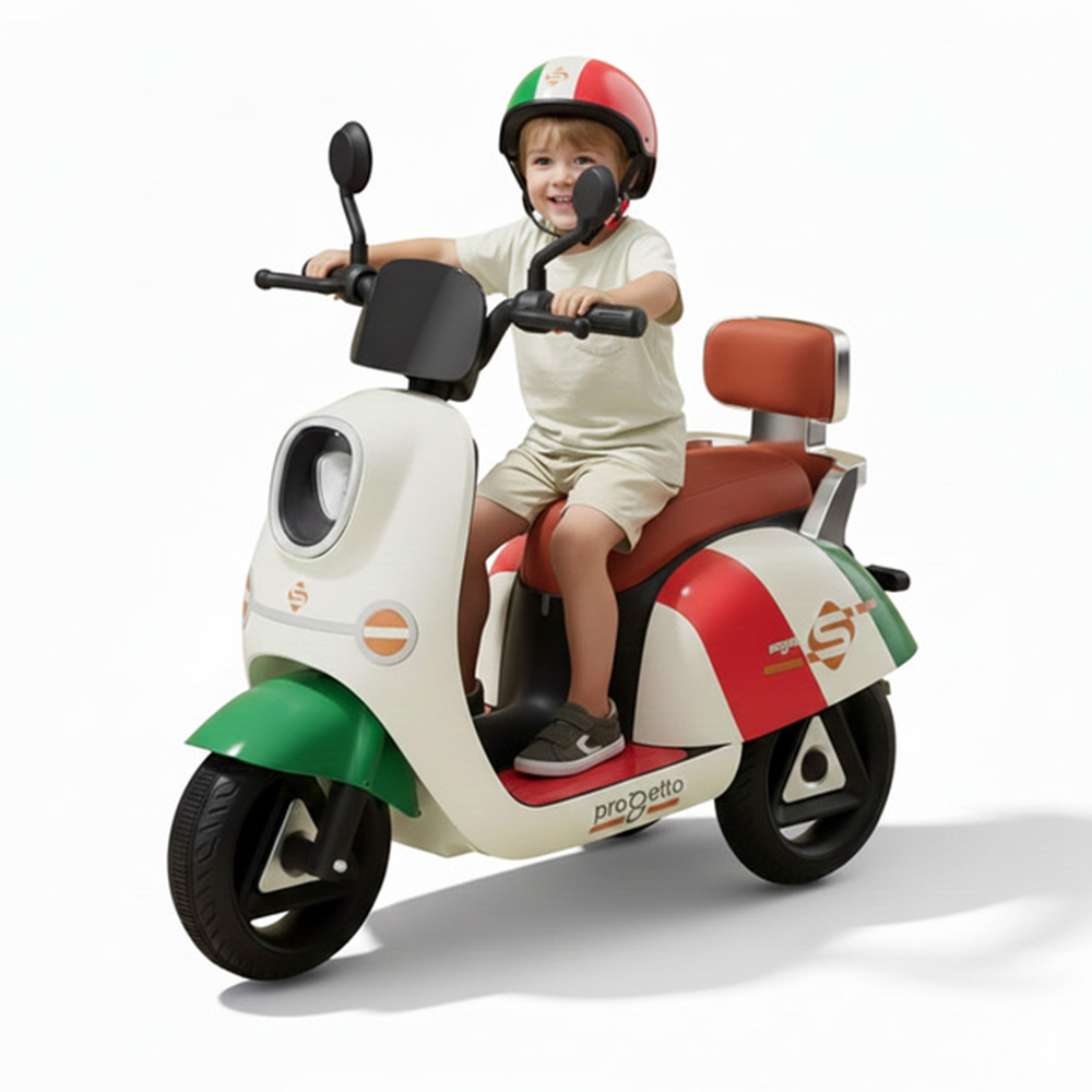 Myts Kids Electric Ride-On Scooter - 2 Motor Power