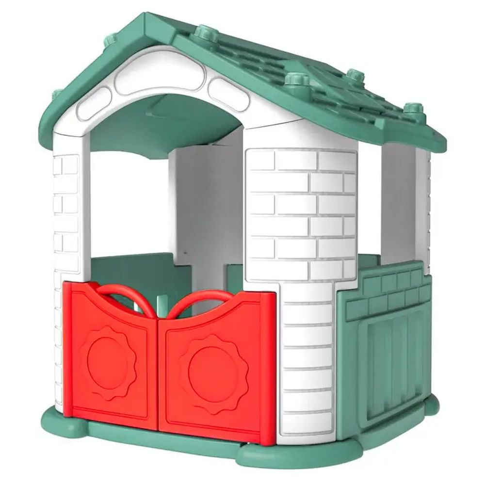 ميتس - منزل كبير للأطفال مع مركز أنشطة - أخضر