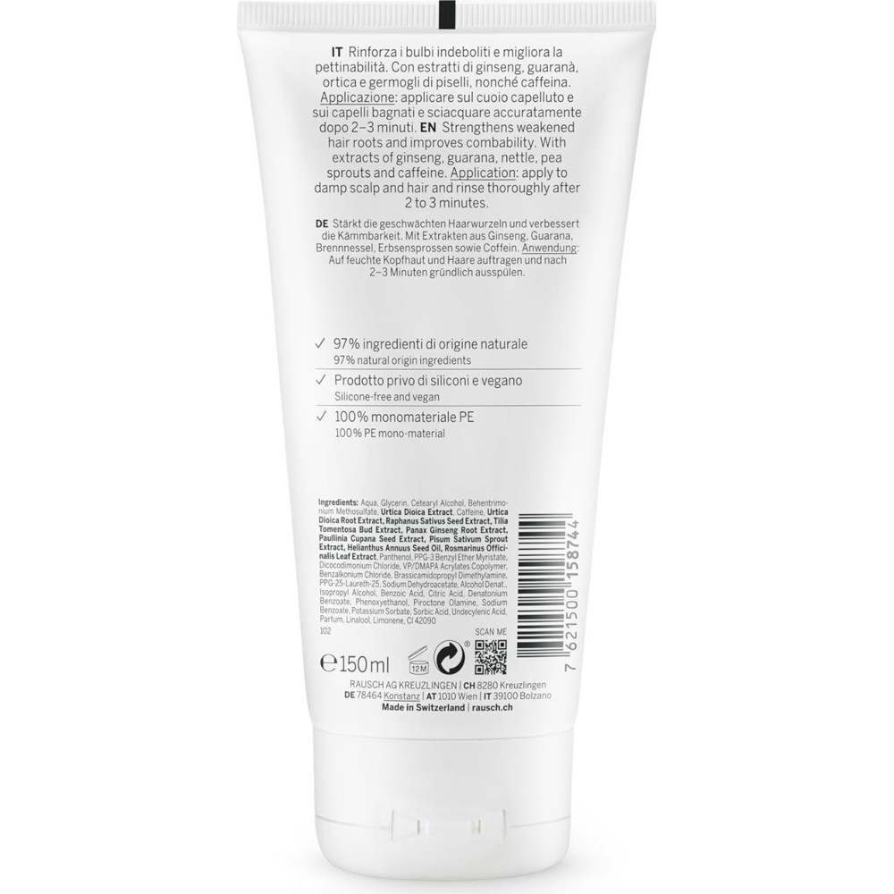 Rausch - Caffeine Conditioner With Ginseng - 150 ml