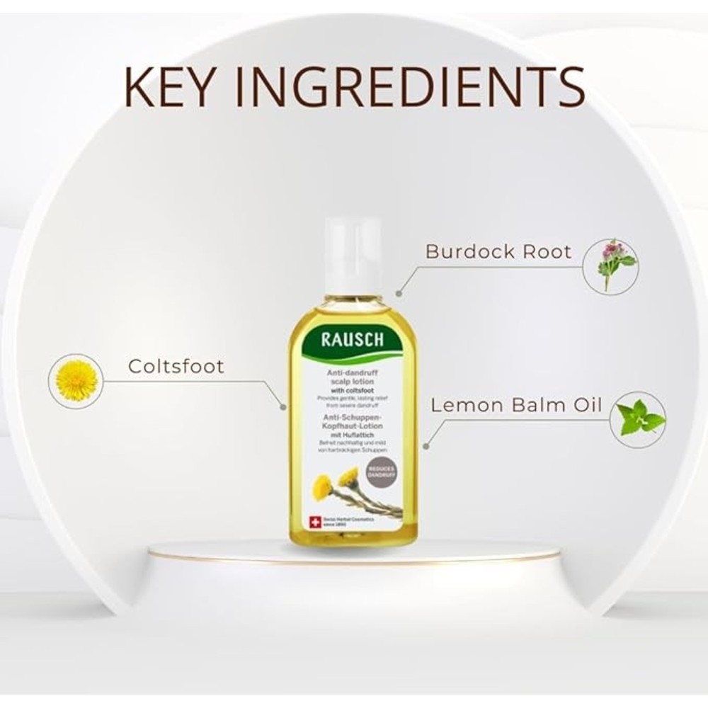 Rausch - Anti-Dandruff Scalp Lotion With Coltsfoot - 200 ml