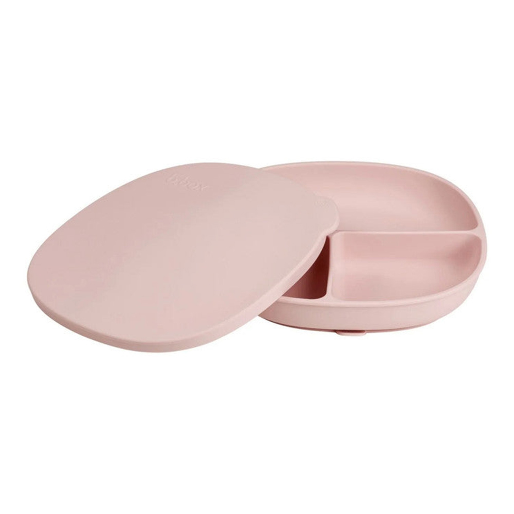 B.Box - Silicone Plate With Lid - Blush