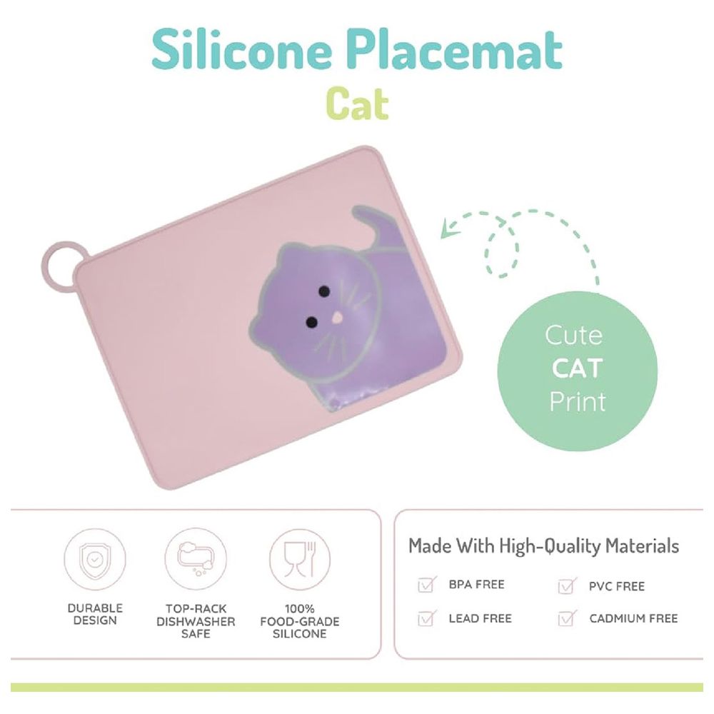 Melii Silicone Placemat - Cat