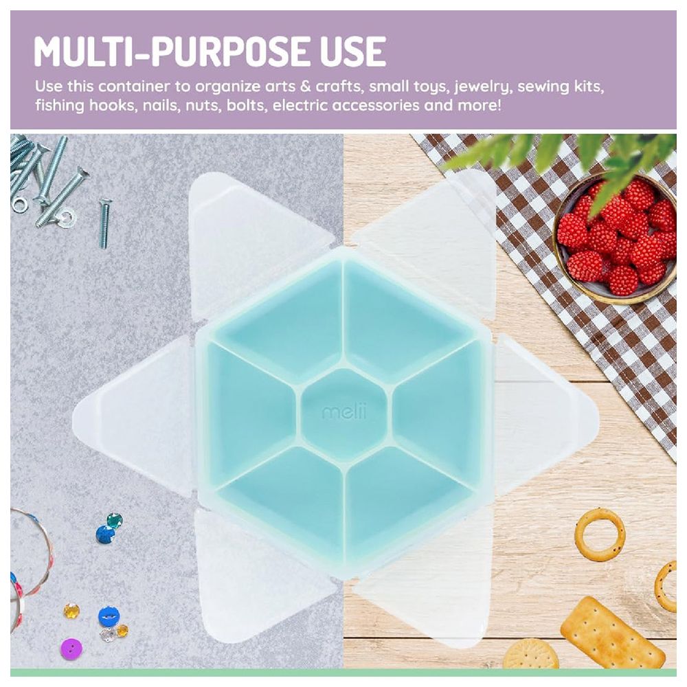 ميلي - صندوق سناكل سداسي بـ 6 أقسام