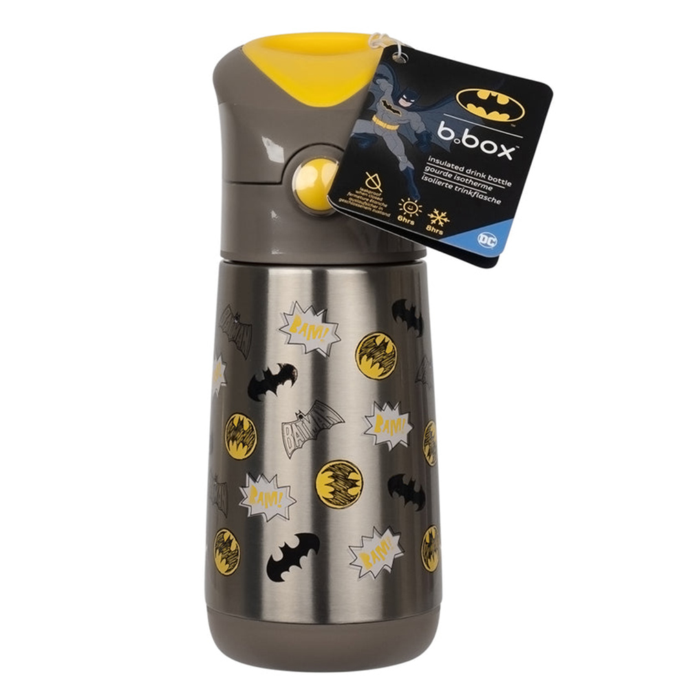 B.Box - Stainless Steel Insulated Water Bottle - Batman - 350ml