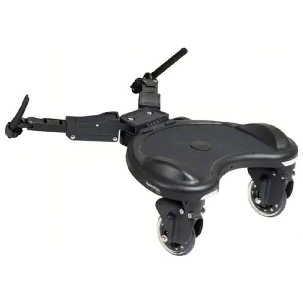 Hamilton - Universal Wheeled Stroller Board with Detachable Seat - Black