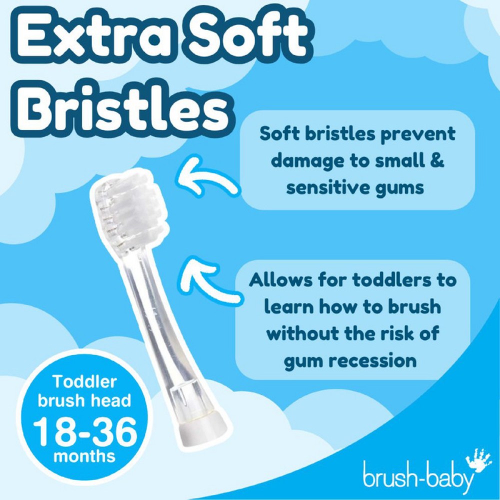 Brush Baby - BabySonic Replacement Brush Heads - 4 Pcs