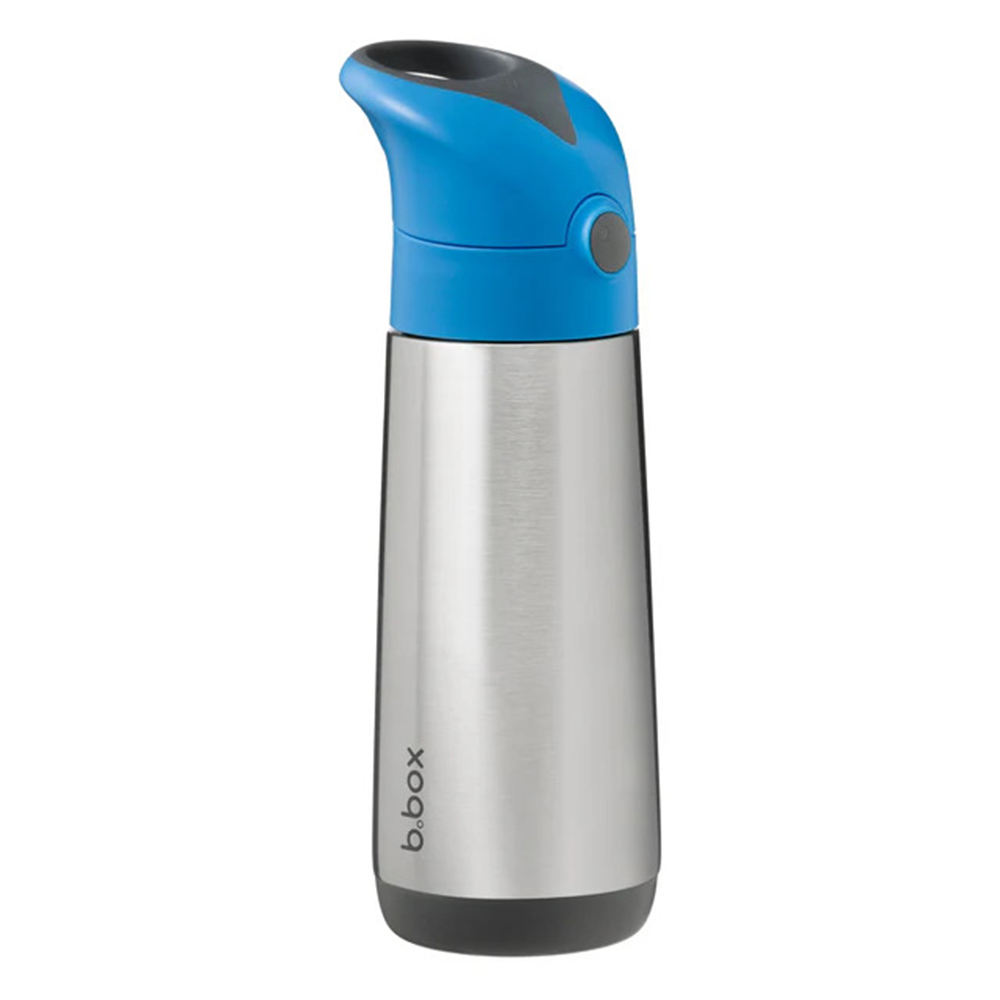 B.Box - Hydratio Stainless Steel Drink Bottle - Blue Slate - 350ml