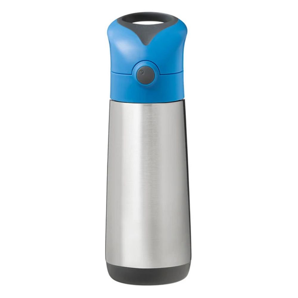B.Box - Hydratio Stainless Steel Drink Bottle - Blue Slate - 350ml