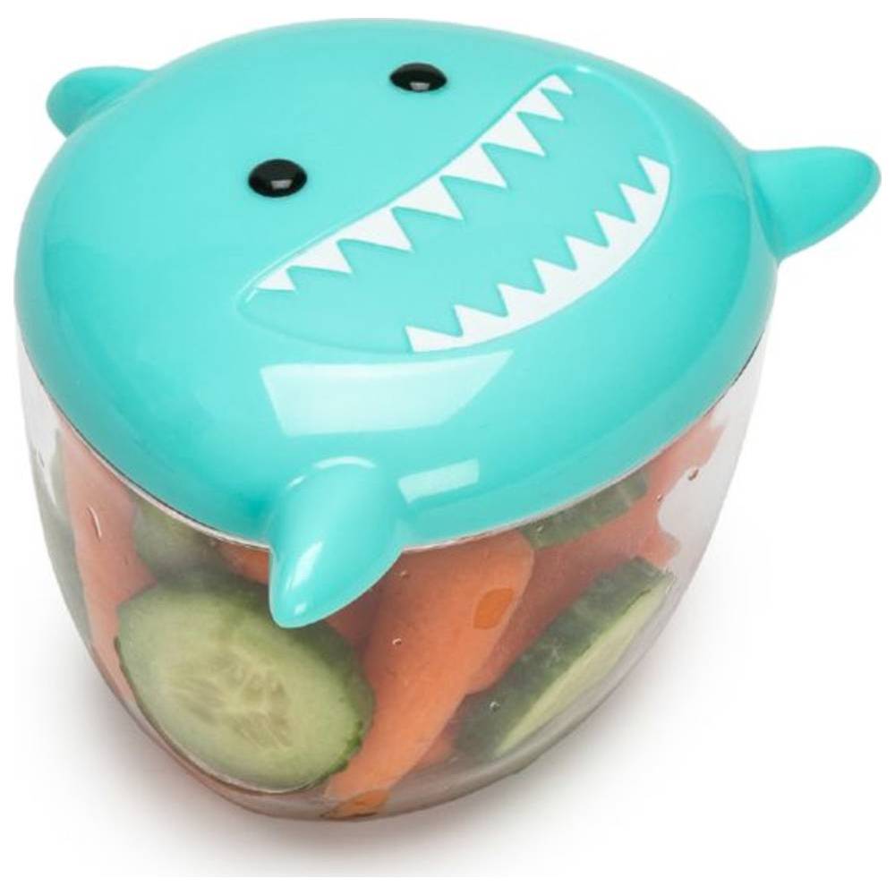 Melii - Shark & Bear Snack Containers With Cutlery Set - 8 Pcs