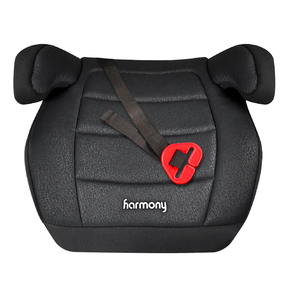 هارموني - مقعد داعم للأطفال مع حزام تثبيت - أسود