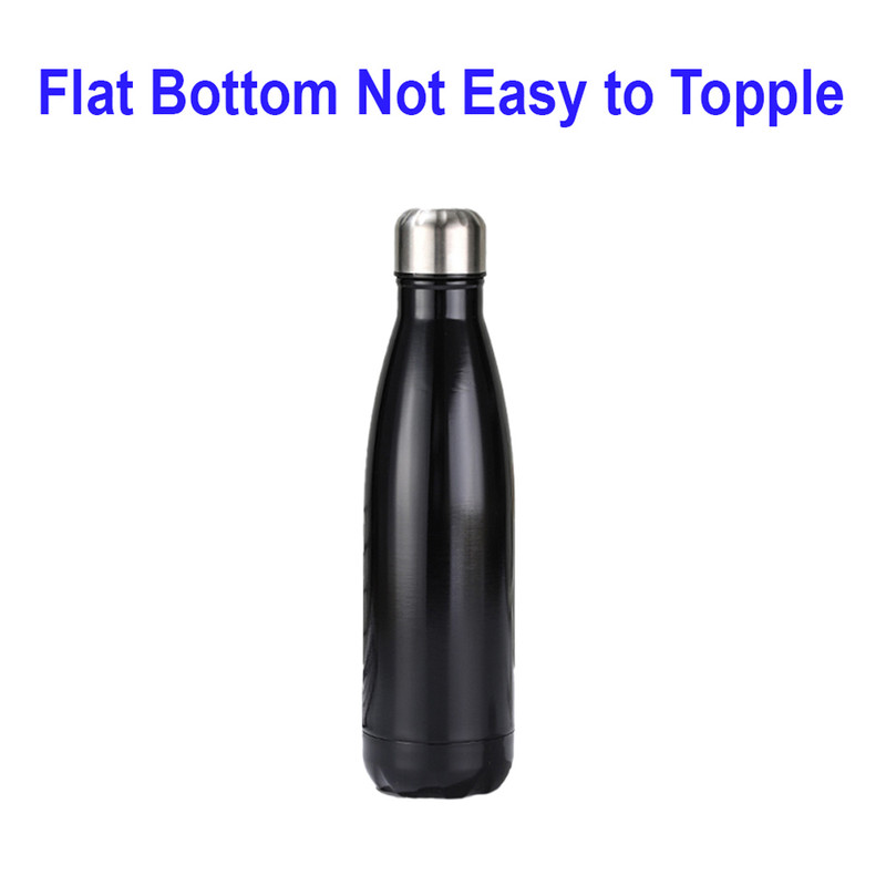 ستار بيبيز - زمزمية ماء ستانلس ستيل معزولة - 500 مل - أسود