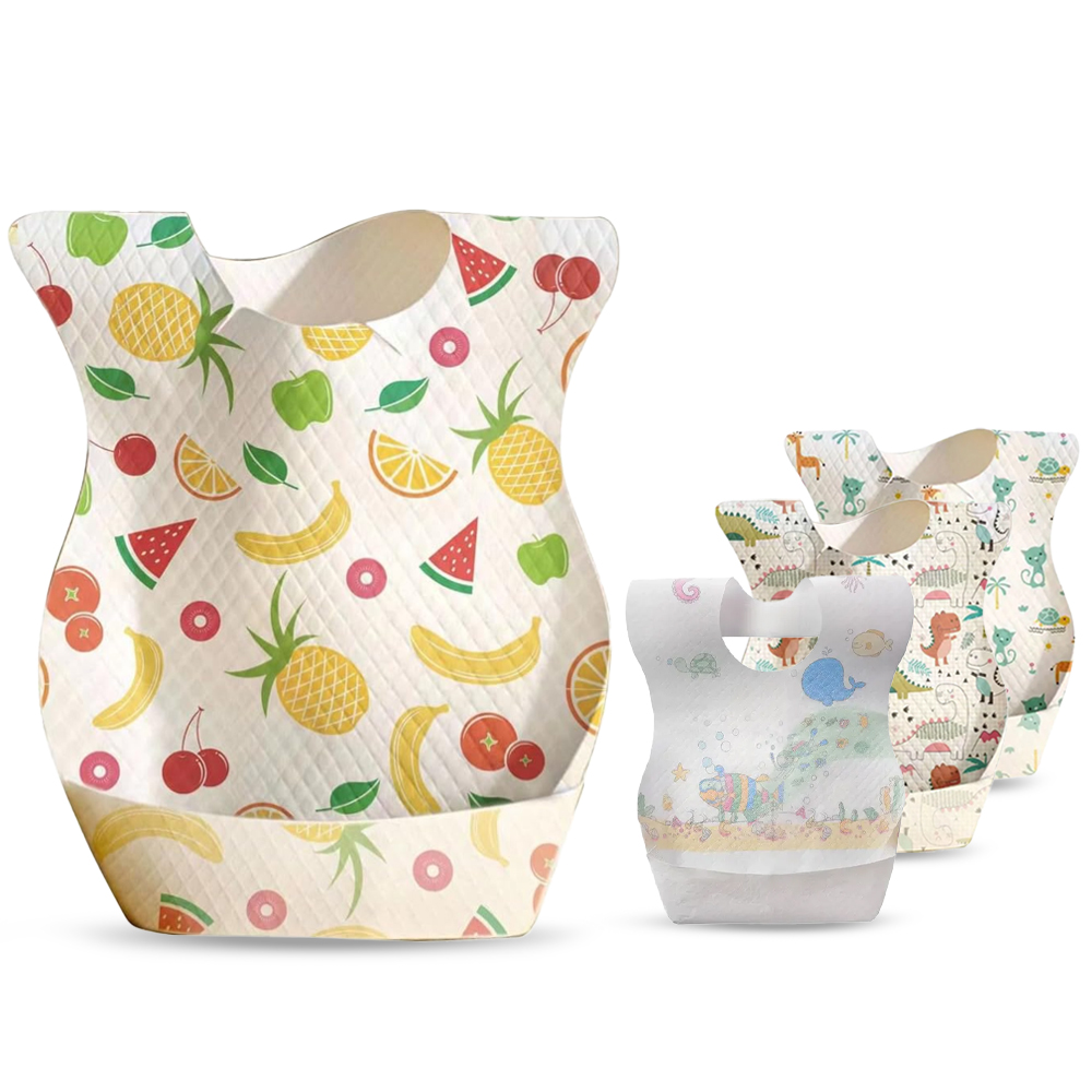 مرايل أطفال ستار بيبيز - مرايل أطفال للاستخدام مرة واحدة - قد يختلف التصميم - 45 قطعة