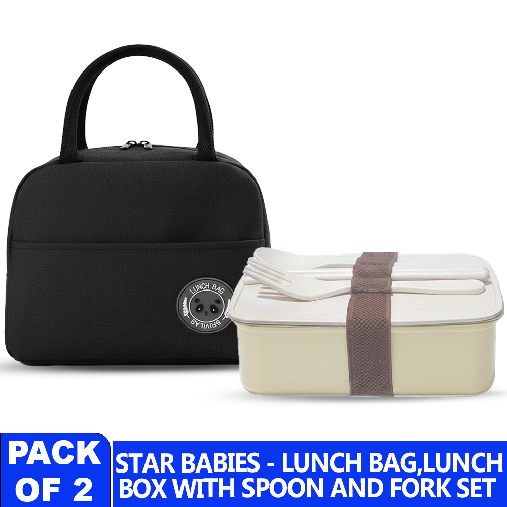 Star Babies - Lunch Bag And Lunch Box With Cutlery