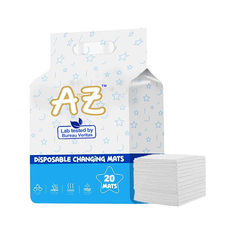 A To Z - Disposable Changing Mat - Pack of 20 - White - Large