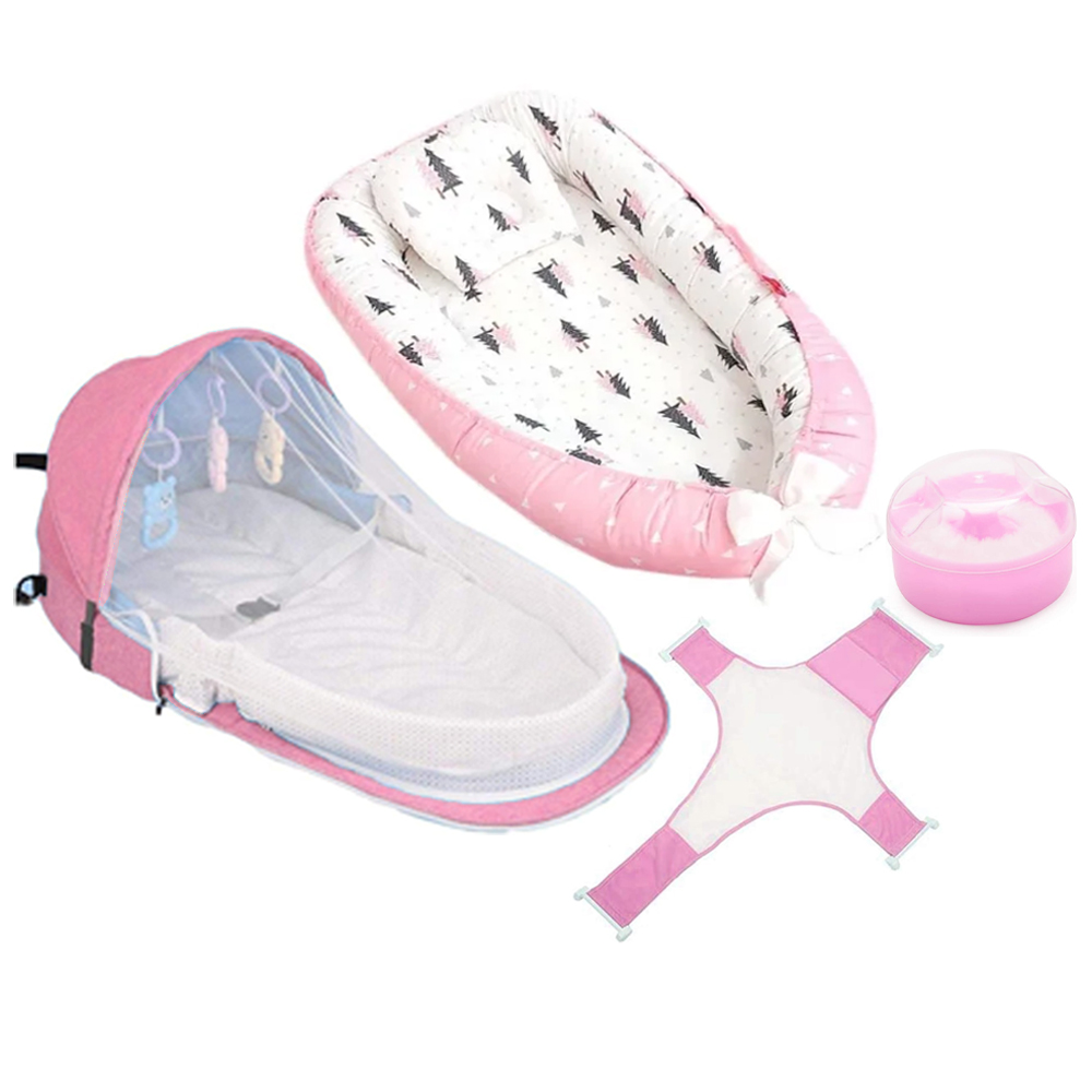 Star Babies - Baby Sleeping Pod/Bed Combo Pack - Pink