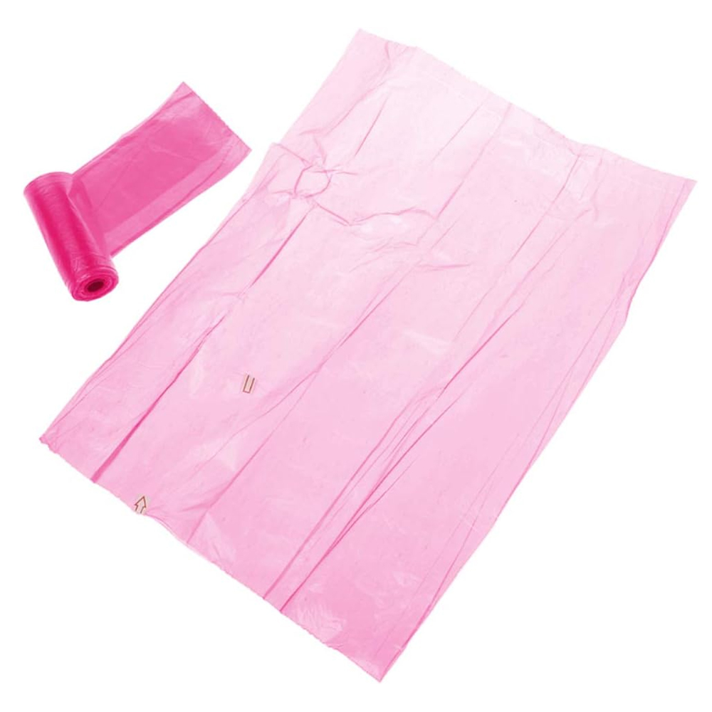 Star Babies - Baby Diaper Caddy & Scented Bag Roll Set - Grey/Pink - 11 Pcs