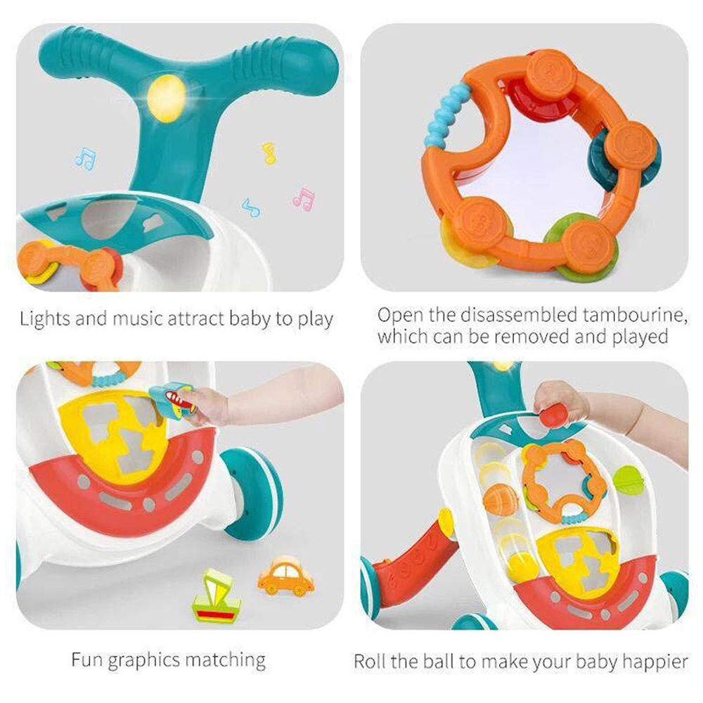 Star Babies - Baby Rolling Ball Walker With Light And Music - Multicolor