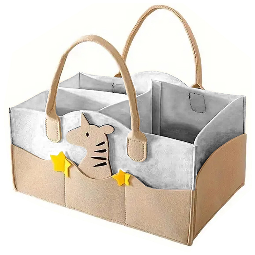 Star Babies - Diaper Caddy Bag - Khaki - Zebra